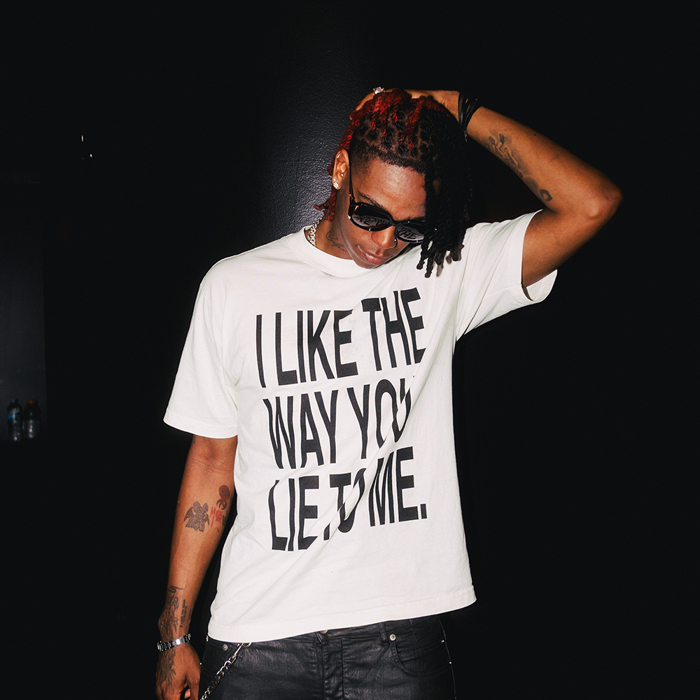 LIE TO ME TEE WHT