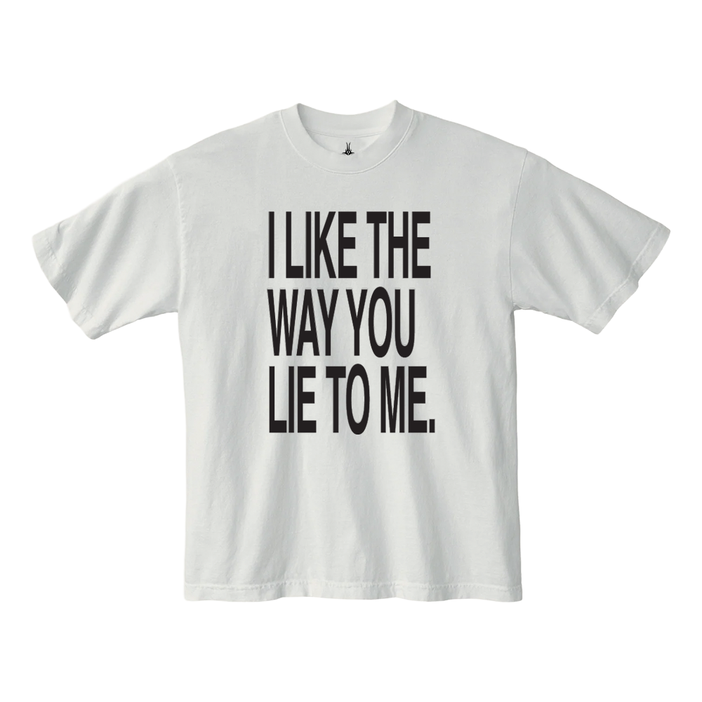 LIE TO ME TEE WHT